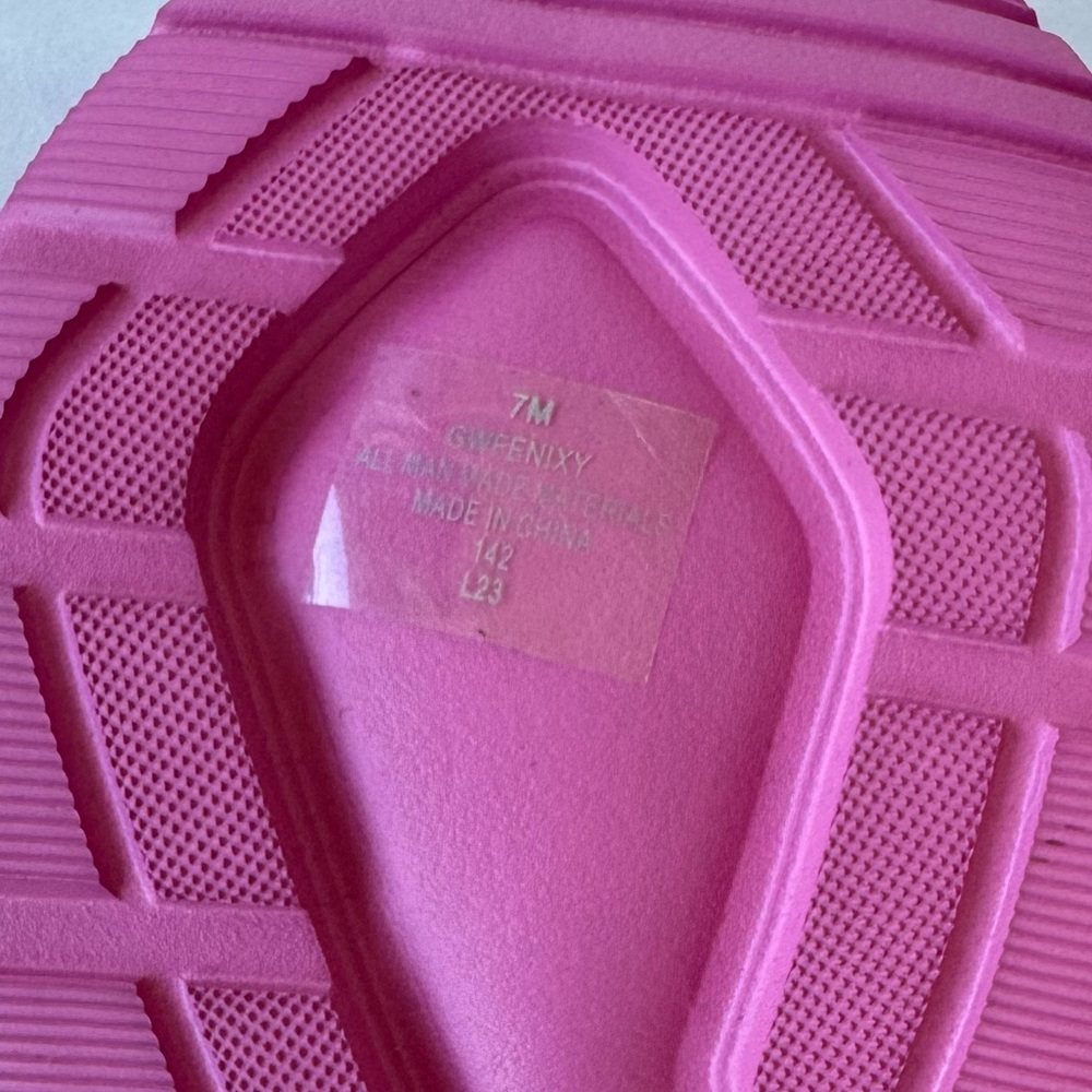 Guess Fenixy Quattro G Slides Women’s Pink Size 7 - Picture 7 of 9